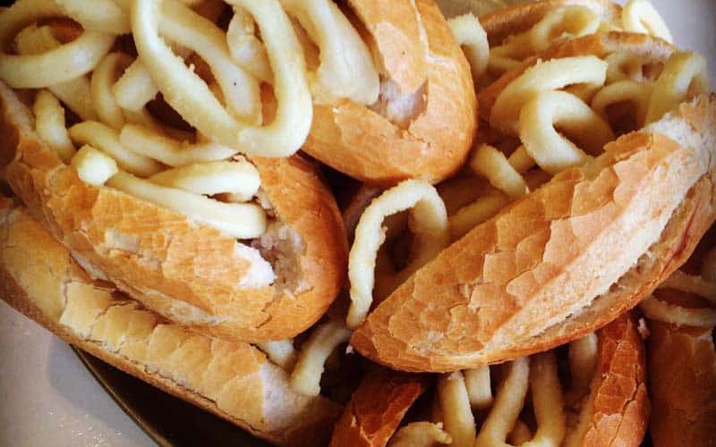 squid sandwich