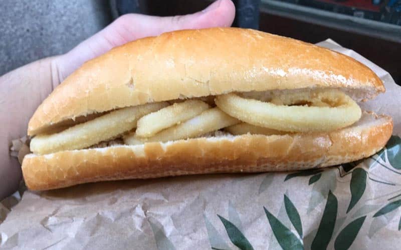 squid sandwich