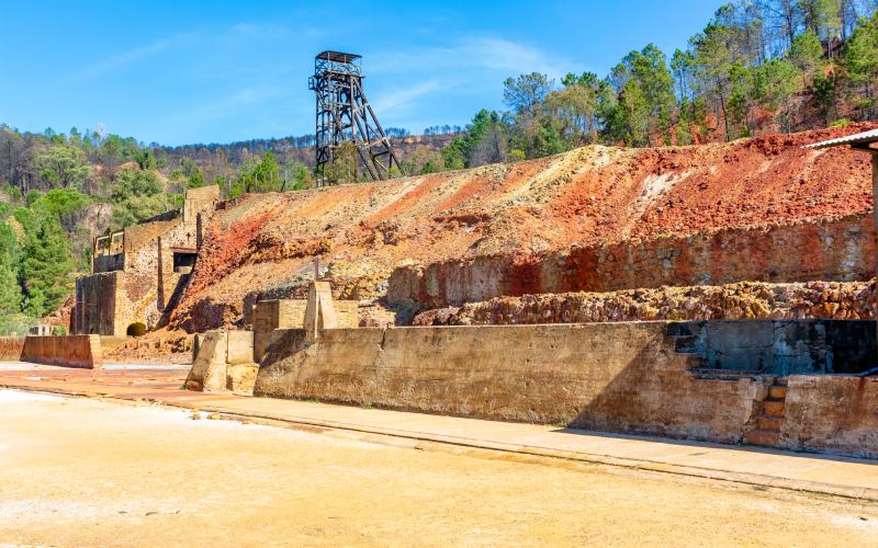 Peña de Hierro cerca de Minas de Riotinto