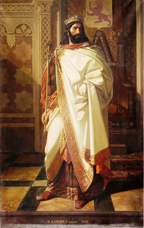 Imagen idealizada del siglo XIX de Ramiro I