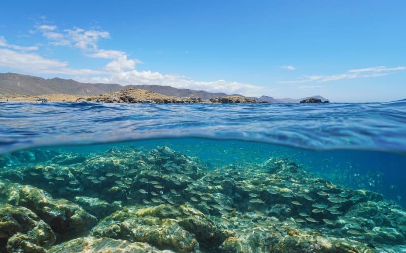 Costa en el Cabo de Gata geoparque
