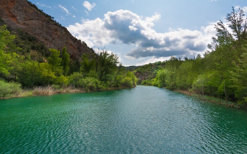 Vista del río Tajo en la comarca de Molina