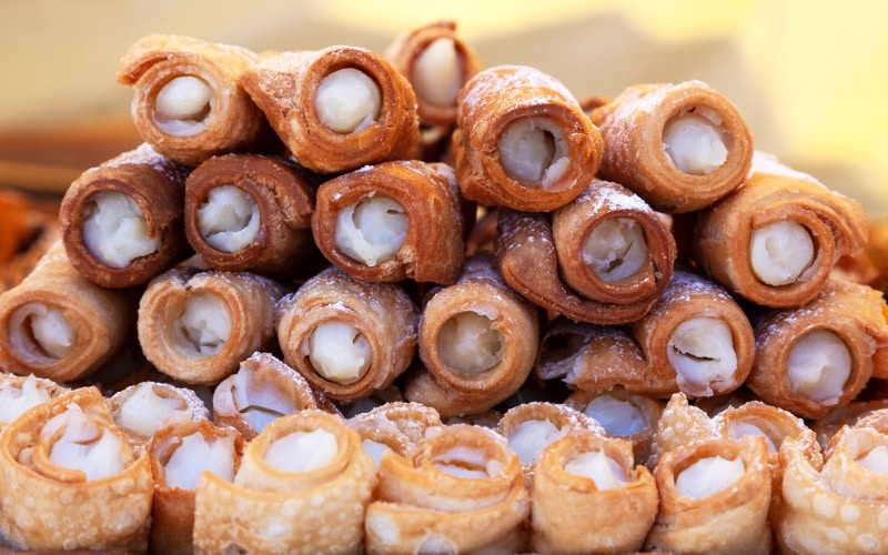 Canutillos de crema