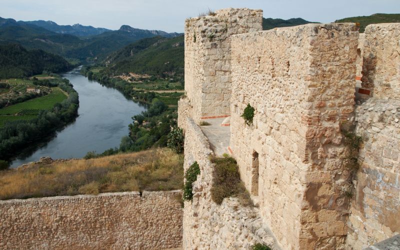 Vistas desde del castillo de Miravet