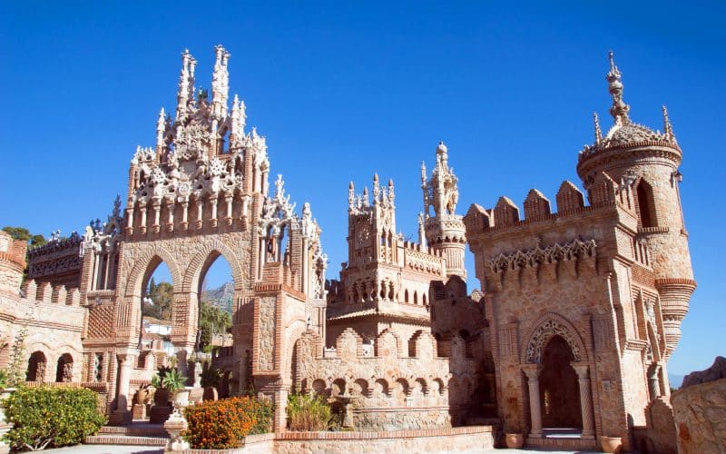 Interior of Castillo de Colomares