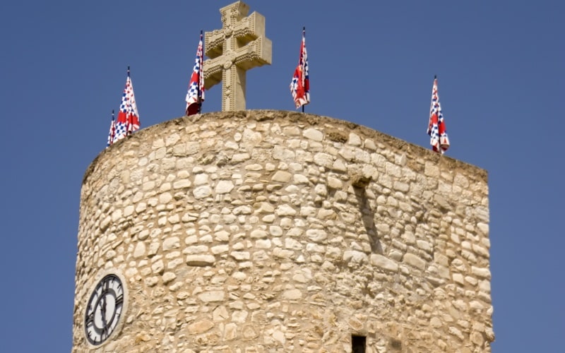 Caravaca Castle, defended by Berenguer de Cardona
