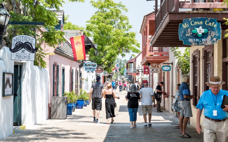Spanish flag in Saint Augustine.