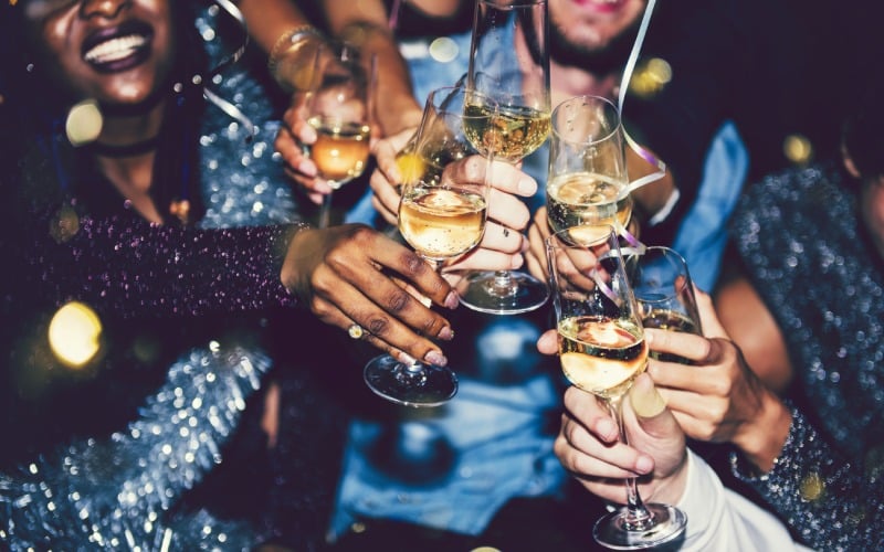 Parties on New Year's Eve in Spain