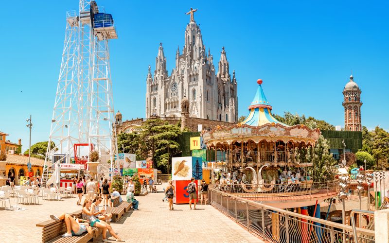 The Tibidabo Amusement Park