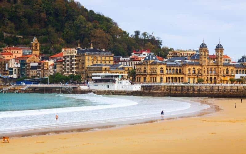 Donostia-San Sebastián is the starting point of this train route