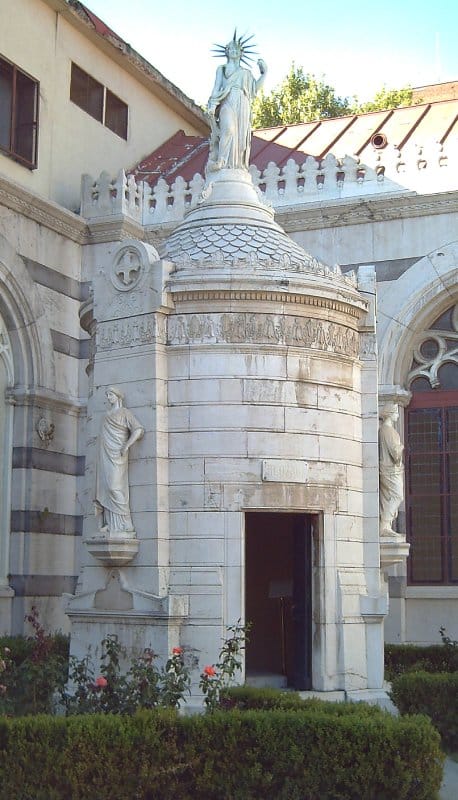 Statue of Liberty in Madrid.