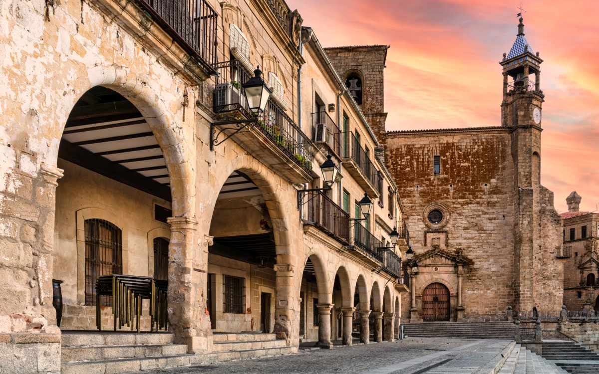 Plaza Mayor of Trujillo, Cáceres.