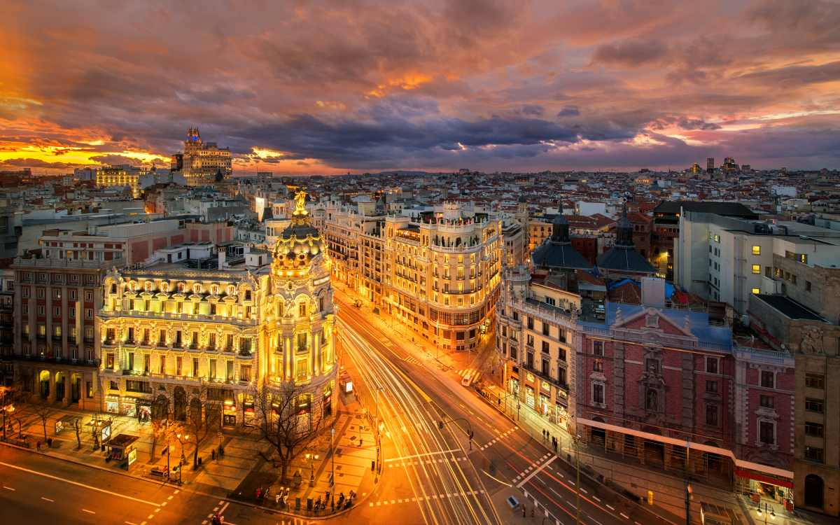 Madrid’s Gran Vía.