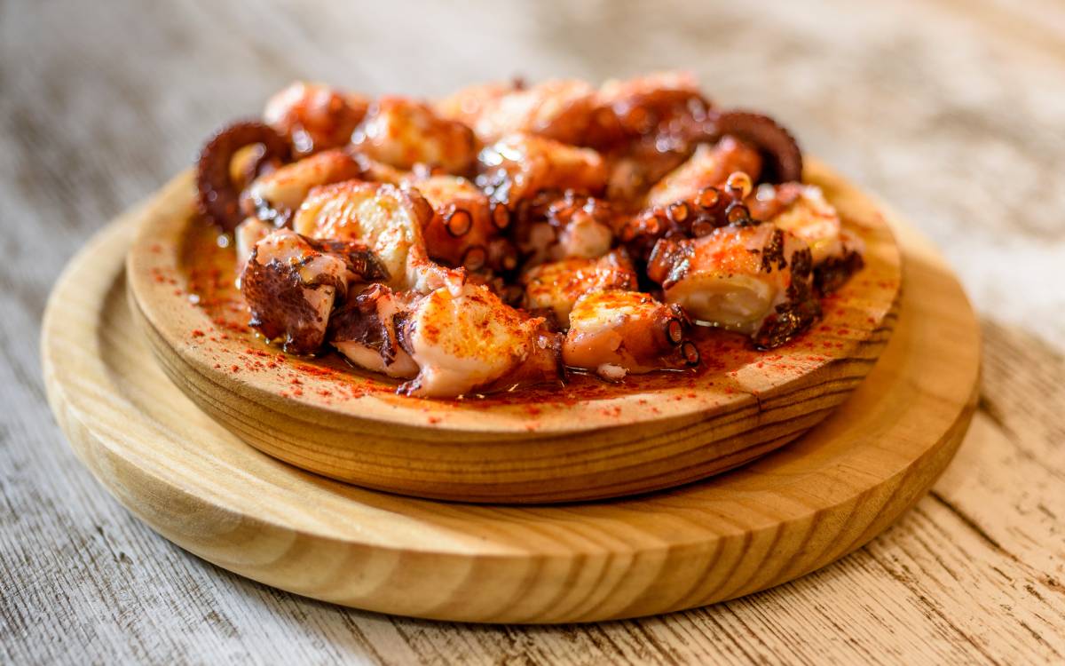 Galician-style octopus.
