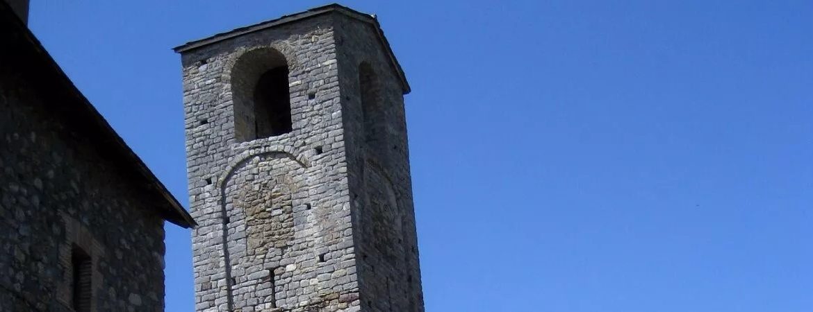 A tower against blue sky