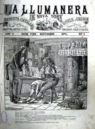 1874 issue of La Llumanera de Nova York