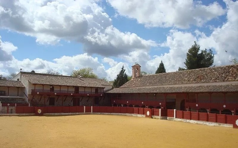 A bullfighting arena