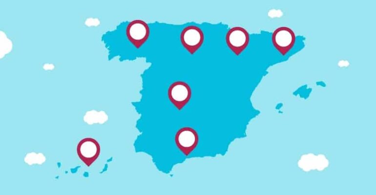 A map of Spain’s most beautiful provinces