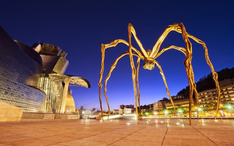 Maman, the samous spider of the Guggenheim Museum