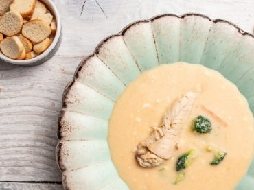 Traditional cream of chicken soup recipe, a starter for this holiday season