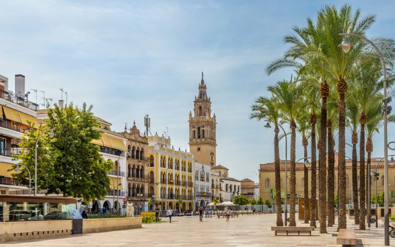 A square in Écija, one of the best getaways near Seville