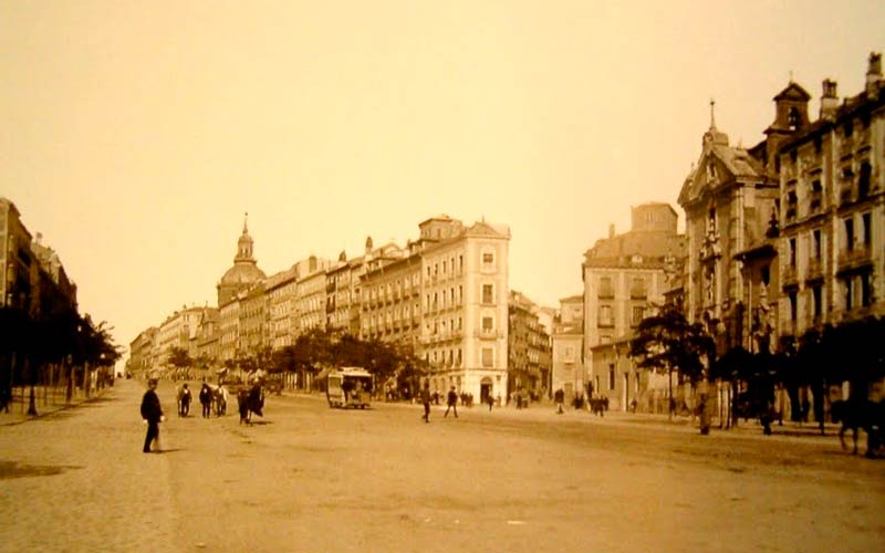 Madrid antiguo: la Calle Alcalá a principios del siglo XX