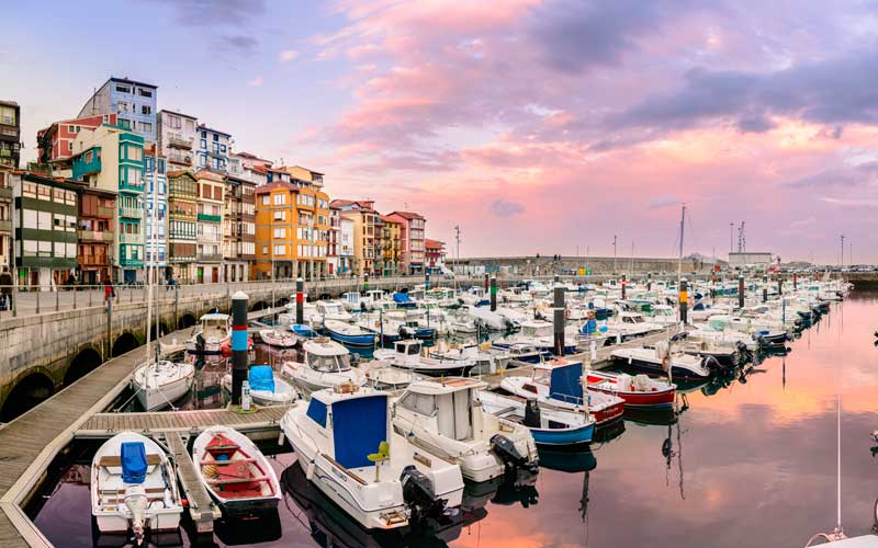 The harbour of Bermeo