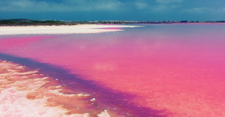 The pink lagoon of Torrevieja, a unique place in the province of Alicante