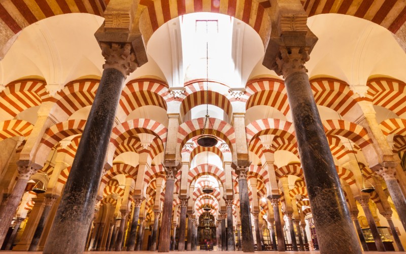 Columns in the Mosque-Cathedral of Córdoba