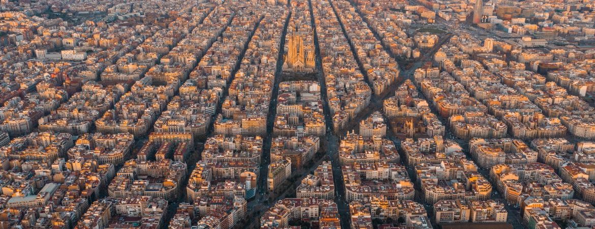 panoramic of barcelona