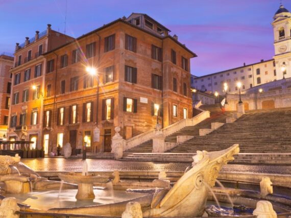 The Spanish Steps in Rome: why is the square Piazza di Spagna?