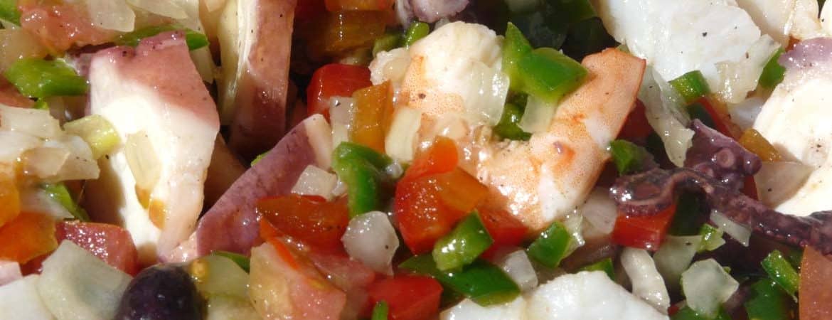 Spanish seafood salad