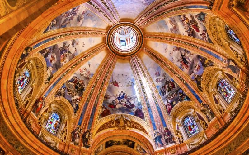 The dome of Real Basílica de San Francisco El Grande
