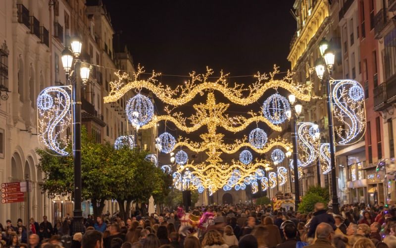 Seville christmas lights