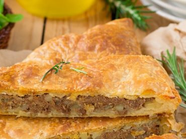 Warm Puff Pastry filled with Duck, Mushrooms and Sweet Potato: a treat for this autumn