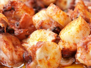 Pulpo a feira, the famous Galician octopus recipe