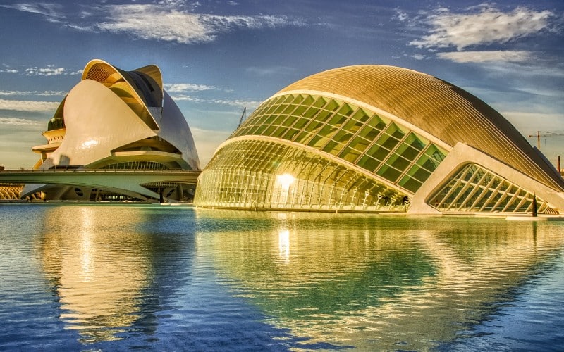 The impressive City of Arts and Sciences in Valencia